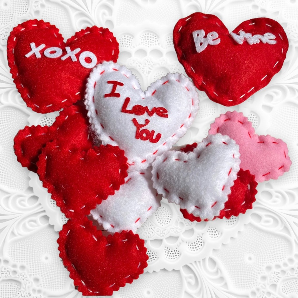 Beatles Love Wood Box Hearts Cookie Cutters Valentine’s Day Keepsake - Picture 2 of 8